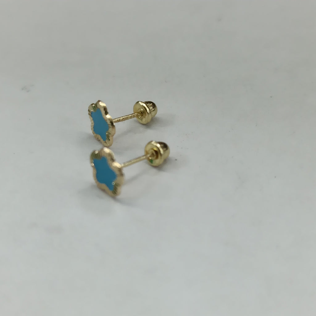 BROQUELES ORO 10K 1 (NUEVO)