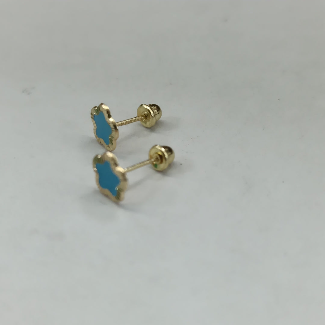 BROQUELES ORO 10K 1 (NUEVO)