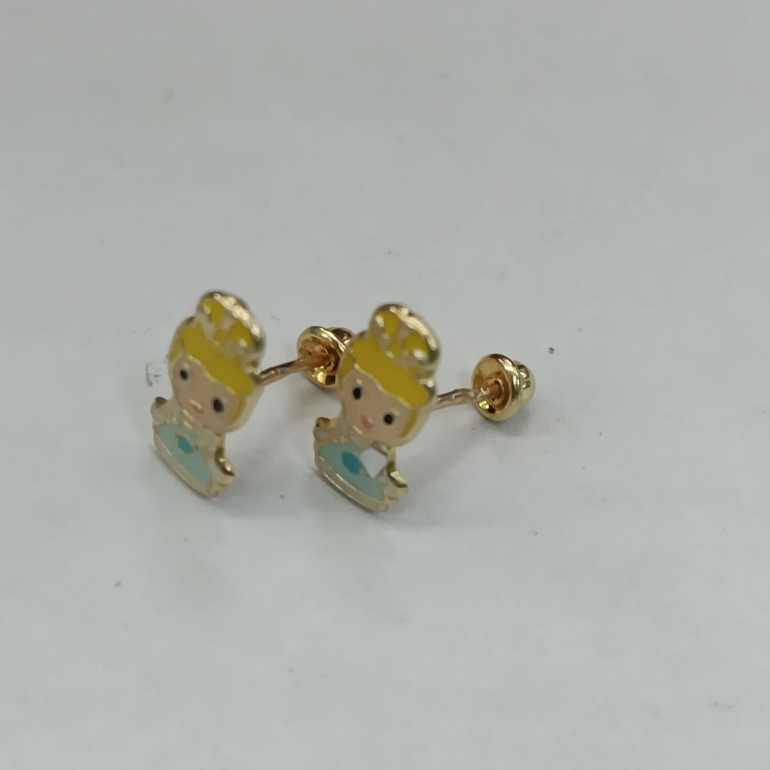 BROQUELES ORO 10K 1 (NUEVO)