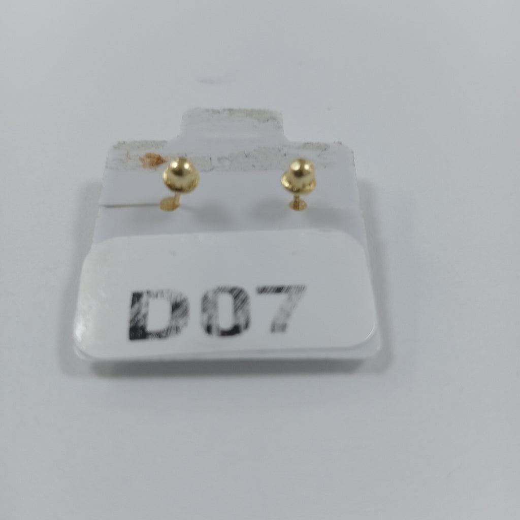 BROQUELES ORO 10K 1 (NUEVO)