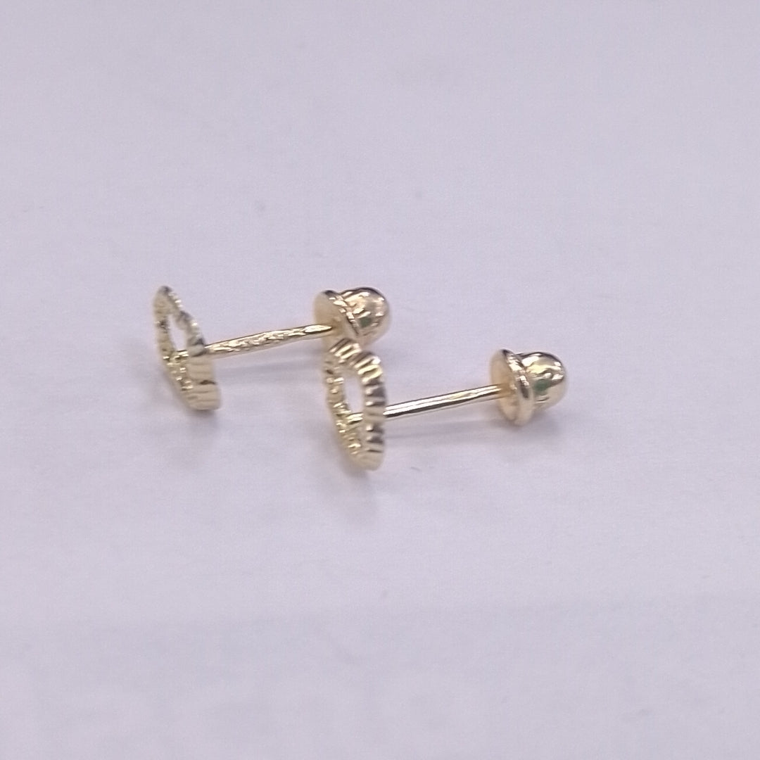 BROQUELES ORO 10K 1 (NUEVO)