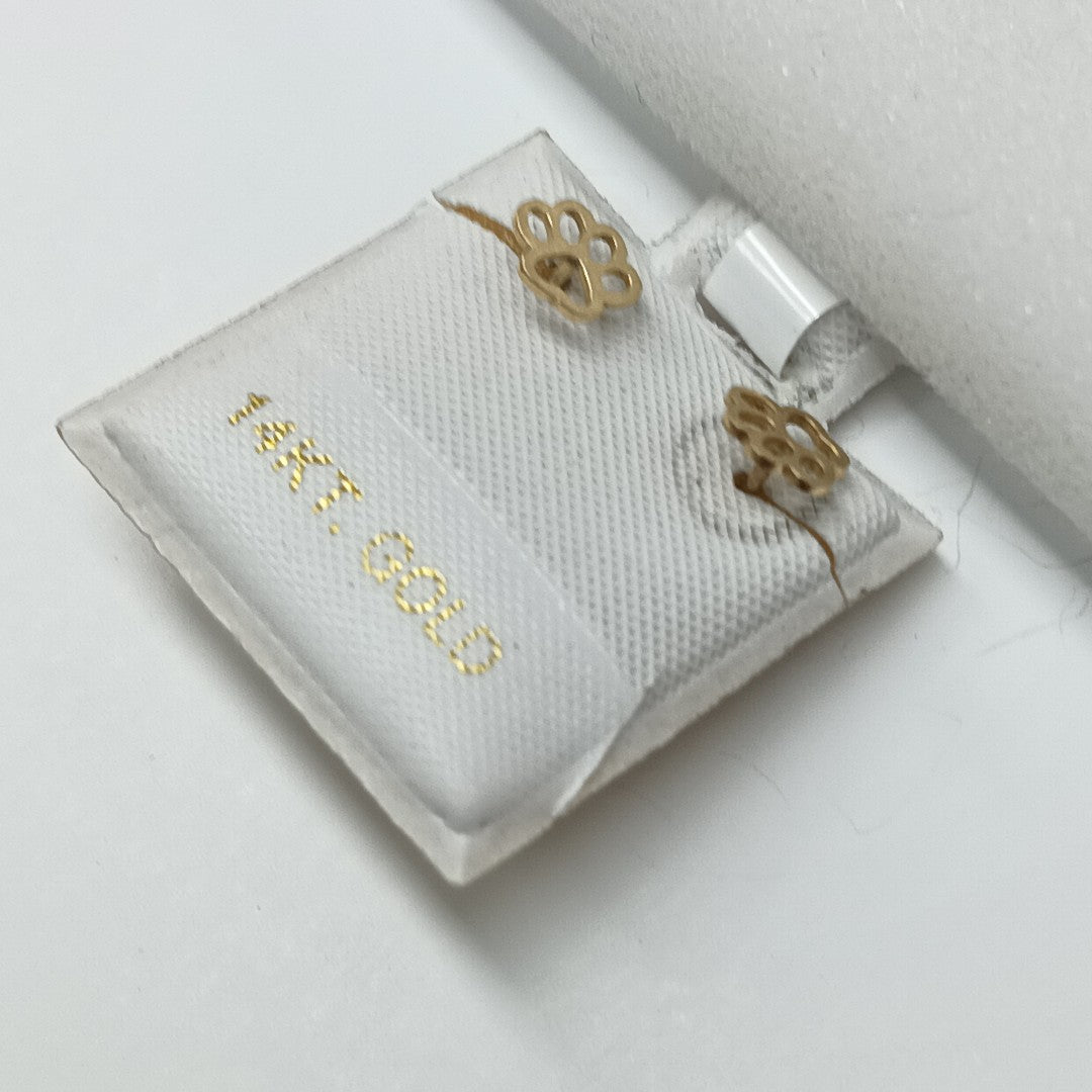 10166BRO97800B554 FRD15 BROQUELES ORO 14K 1PZAS (NUEVO)