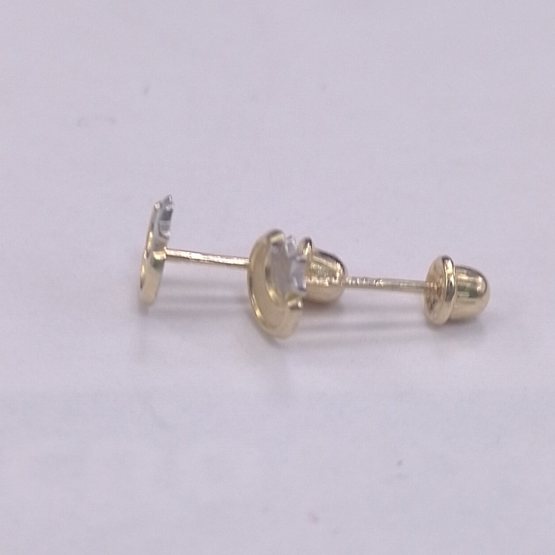 BROQUELES ORO 14K 1 (NUEVO)