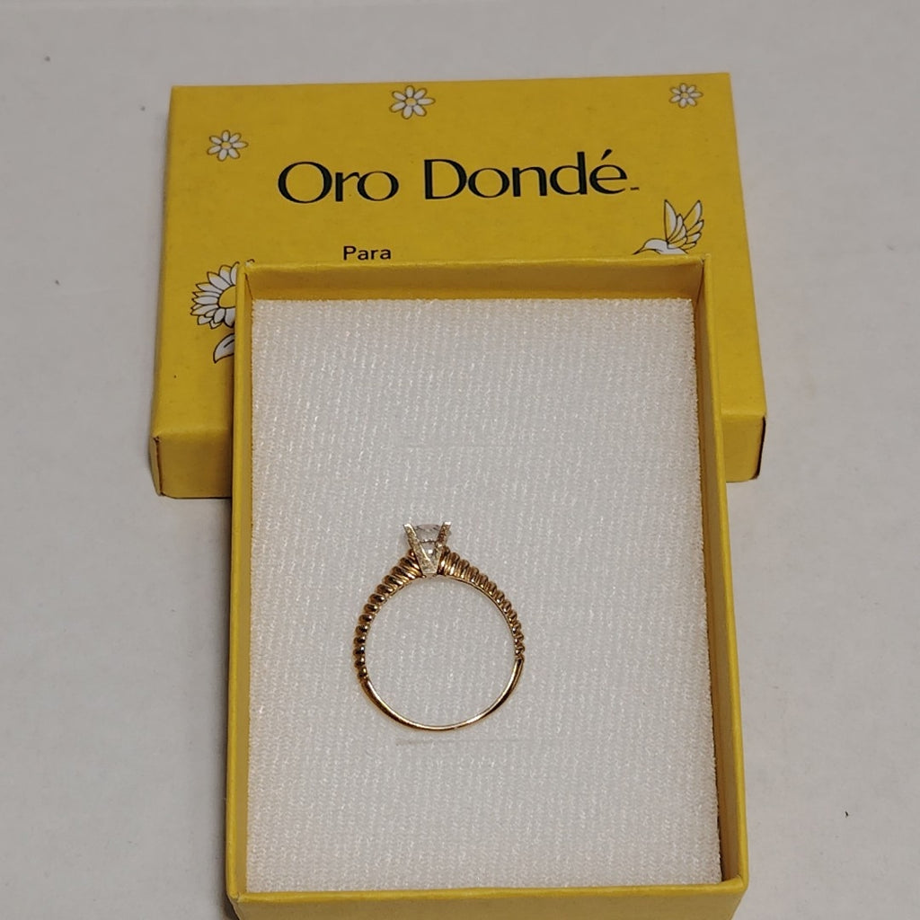 10239SOL17080B975 FRD24 SOLITARIOS ORO 14K 2.7GRS (NUEVO)