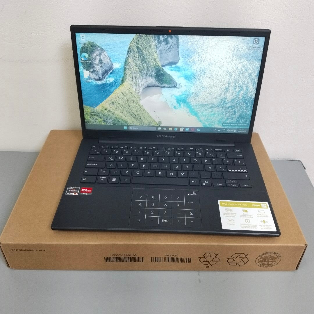 LAPTOP ASUS VIVOBOOK L1404FA-NK286W (2023) 512 GB SSD 8 GB RAM (SEMINUEVO)