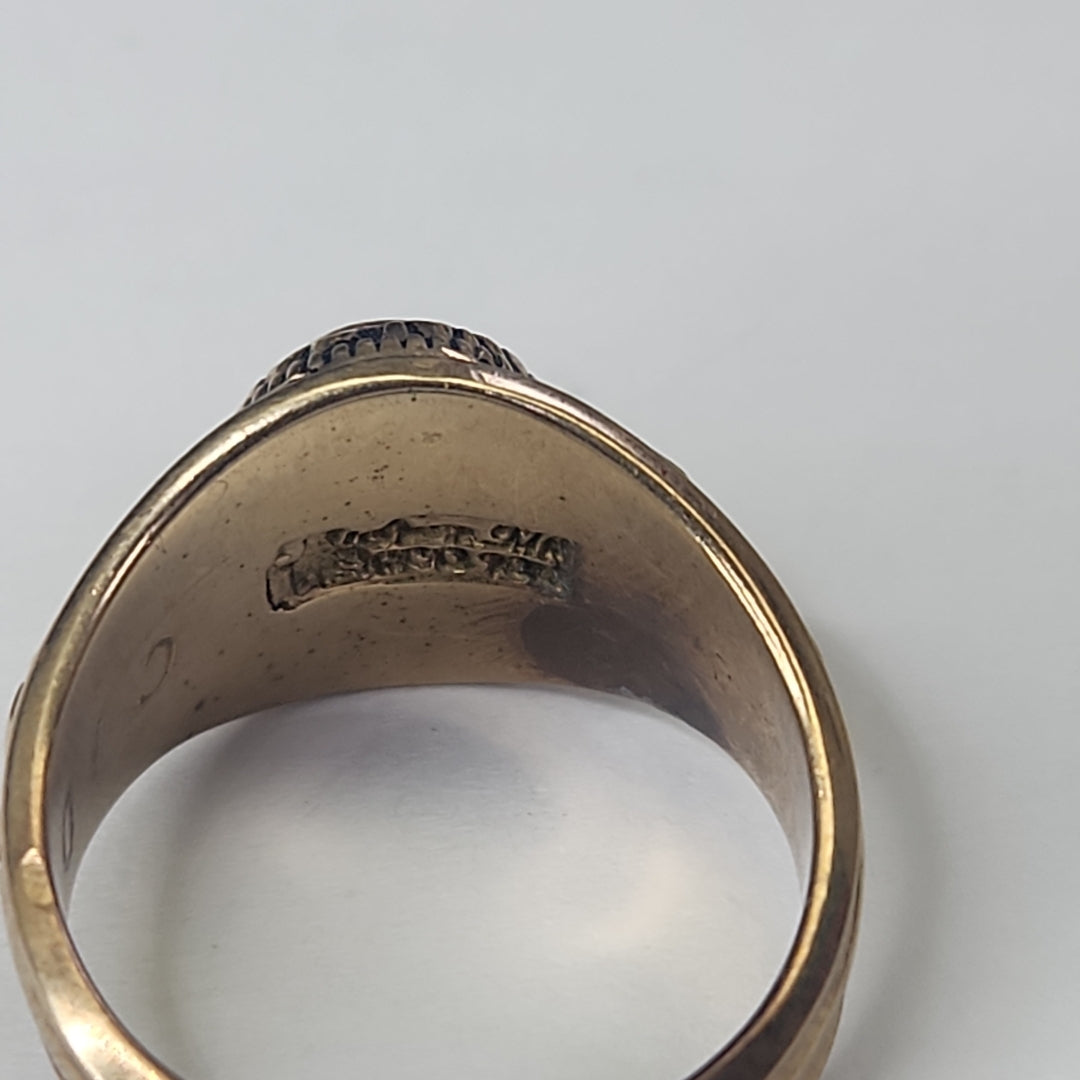 ANILLO DE GRADUACIÓN ORO 8 K 9,00 GRMS (SEMINUEVO)