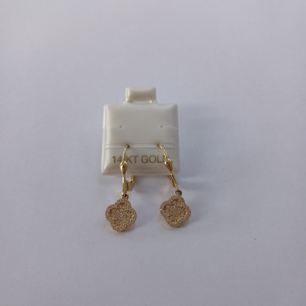 BROQUELES ORO 14K 2.3 (NUEVO)
