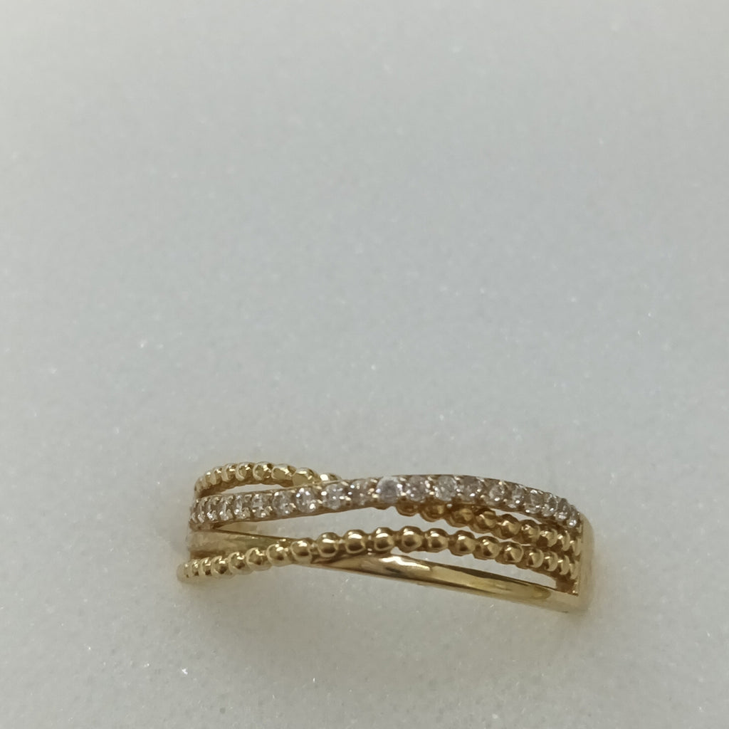 10372ANI69470A868 FRD8 ANILLOS DAMA ORO 10K 2.5GRS (NUEVO)