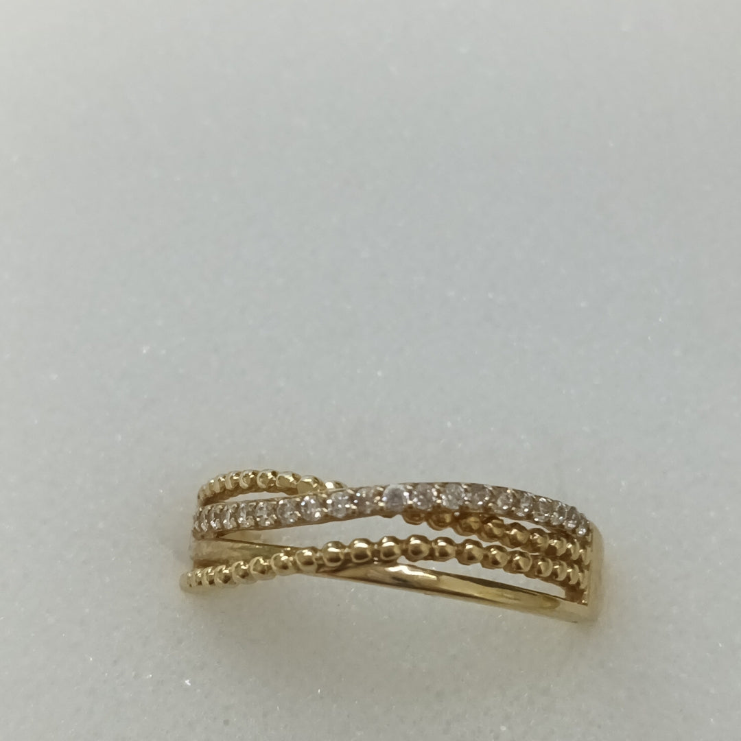 10372ANI69470A868 FRD8 ANILLOS DAMA ORO 10K 2.5GRS (NUEVO)