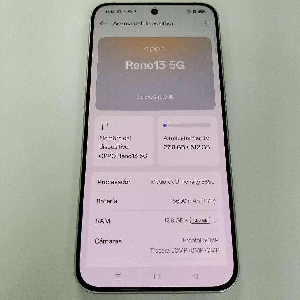 CELULAR OPPO  RENO13 5G CPH2689 (2024) 512 GB 12 GB RAM
