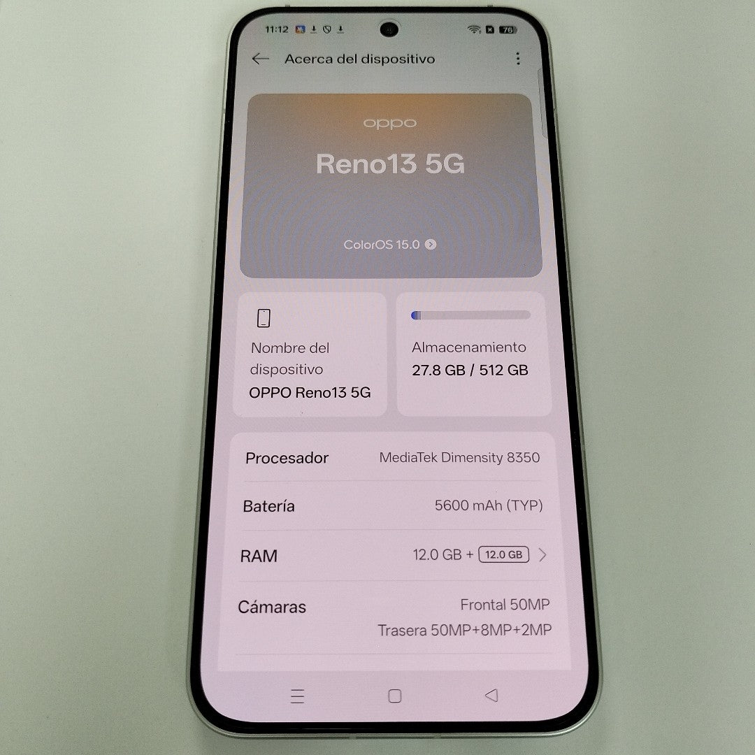 CELULAR OPPO  RENO13 5G CPH2689 (2024) 512 GB 12 GB RAM