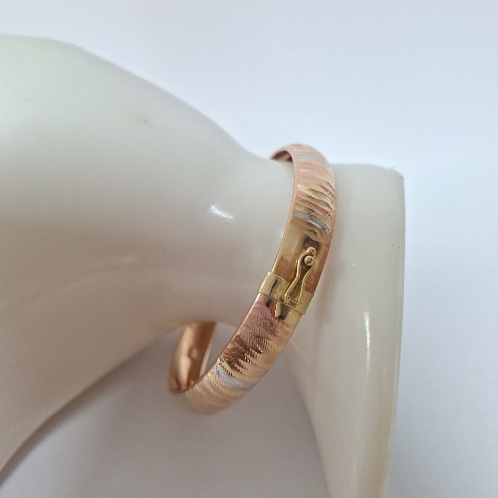 PULSERA. ORO COMBINADO. 10 K 3.9 GRMS (SEMINUEVO)