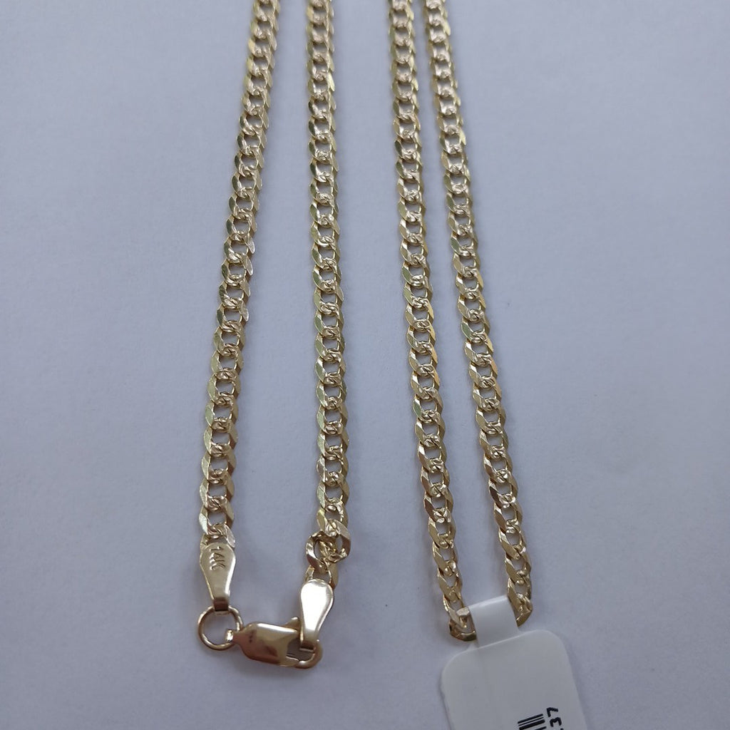 CADENA BARBADA DIAMANTADA 12.11GR 60 CM CM (NUEVO)