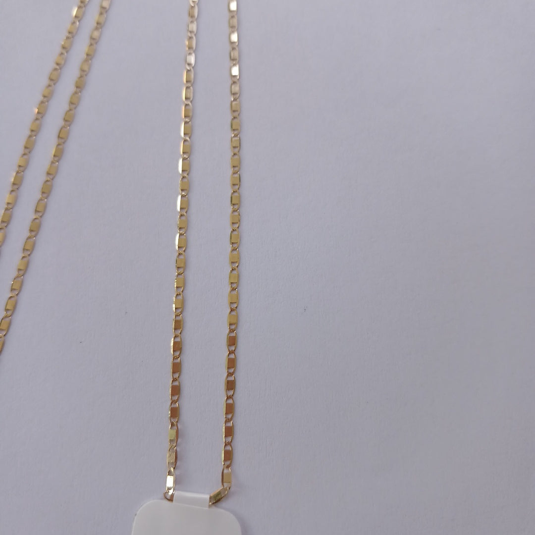 CADENA TEJIDO MARINERO 1.91GR 55 CM (NUEVO)