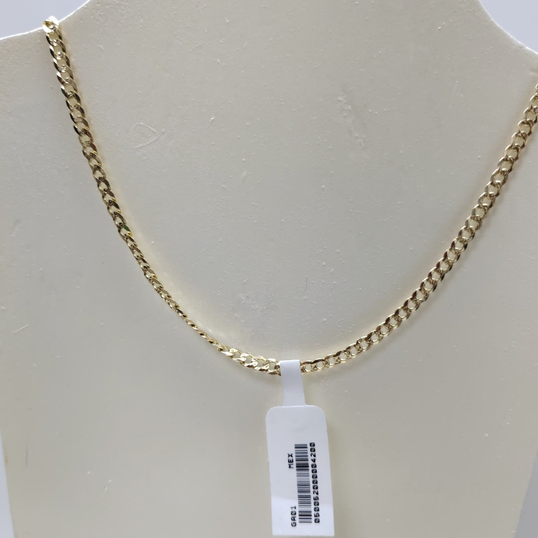 CADENA BARBADA DIAMANTADA 12.41GR 60 CM CM (NUEVO)