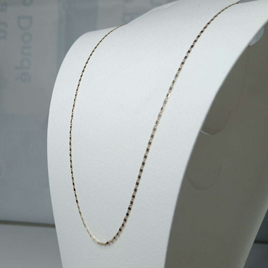 CADENA TEJIDO MARINERO 1.91GR 55 CM (NUEVO)