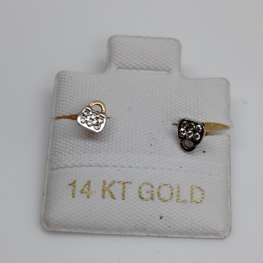 BROQUELES ORO 14K 1 (NUEVO)