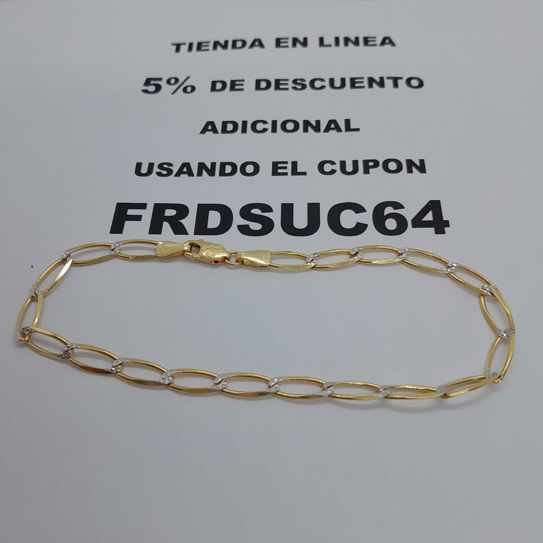 PULSERAS CABALLERO ORO 14K 4.1 (NUEVO)