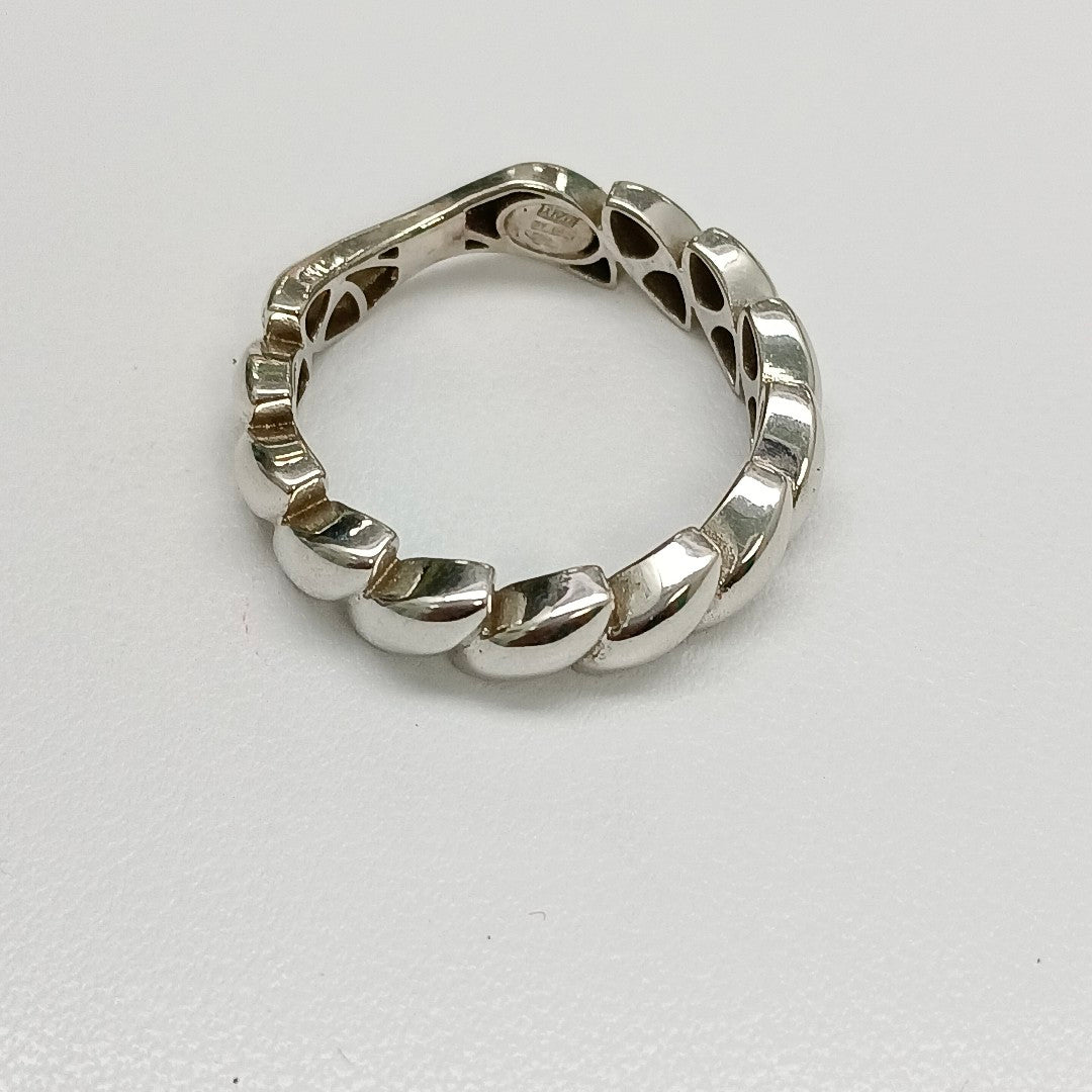 10002AND00070B1233 FRD5 ANILLO TRENZADO GRUESO O/B ORO 14K 3GRS (NUEVO)