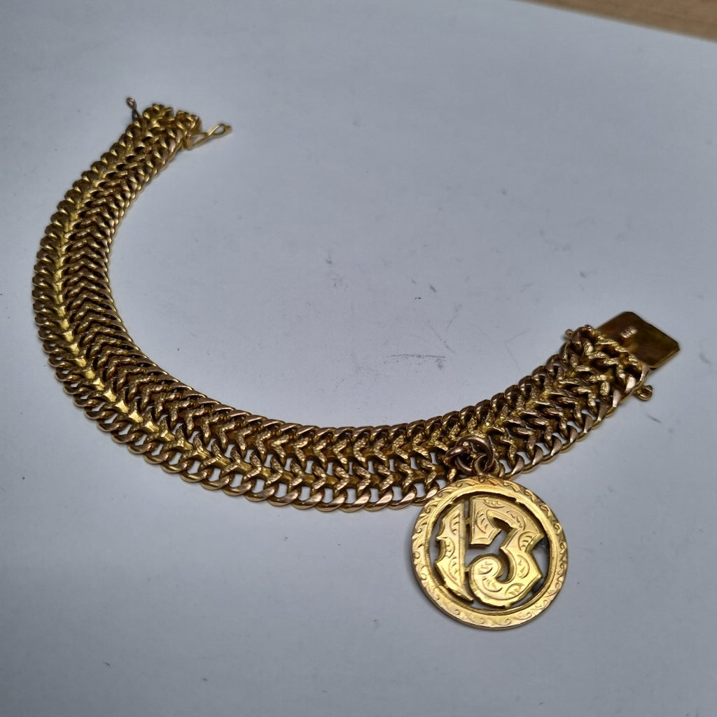 PULSERA. ORO. 14 K 41.8 GRMS (SEMINUEVO)