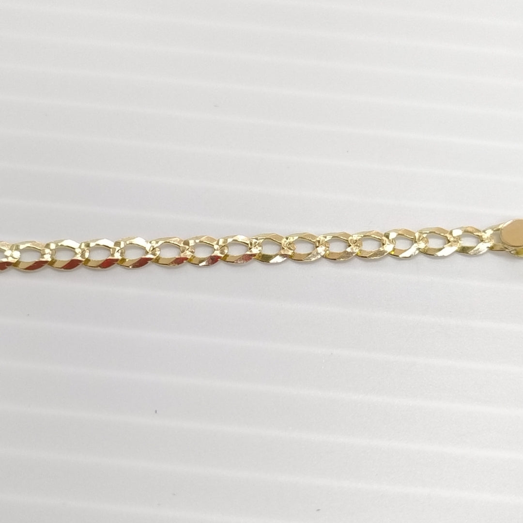 CADENA BARBADA 8.21G 60 CM 14K (NUEVO)