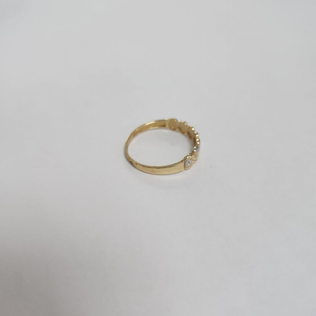ANILLITO. ORO COMBINADO. 14 K 1.3 GRMS (SEMINUEVO)