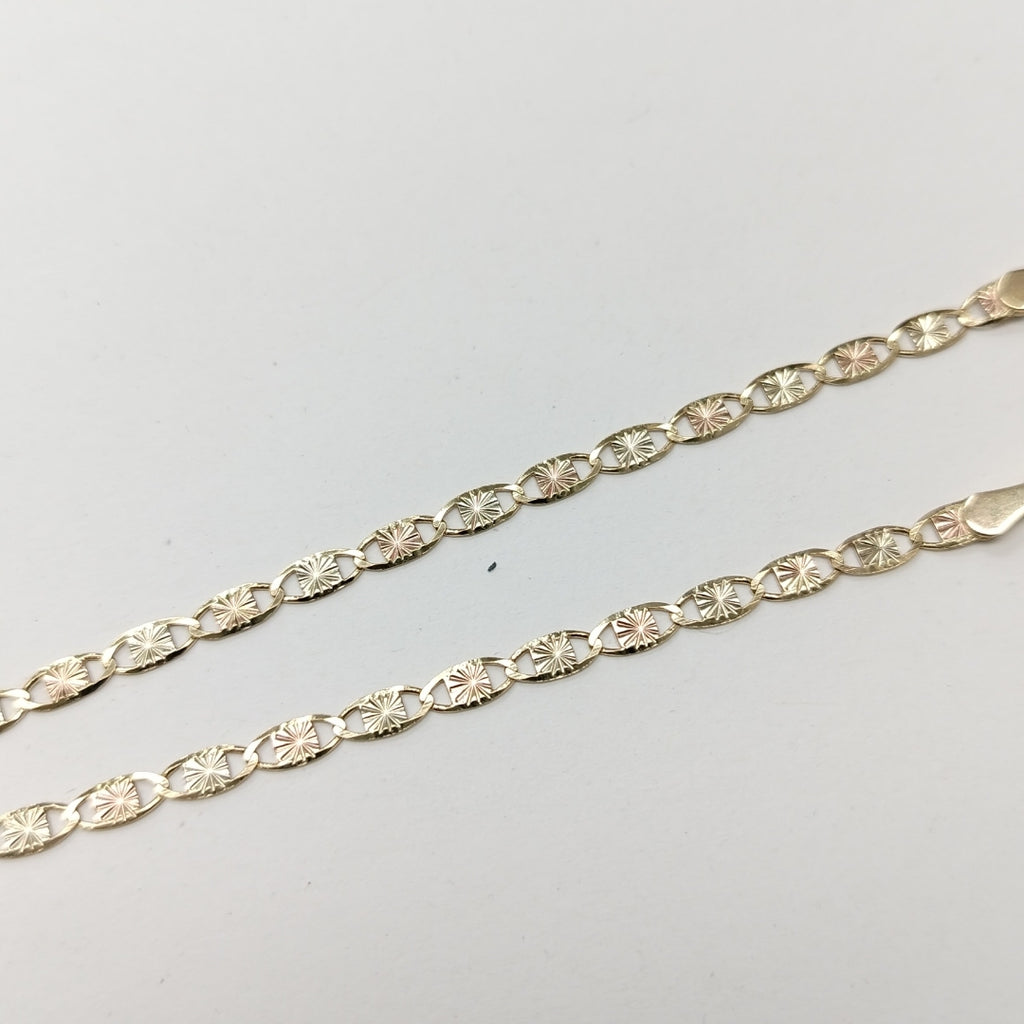PULSERA TEJIDO MARINERO 3.81GR 23 CM (NUEVO)
