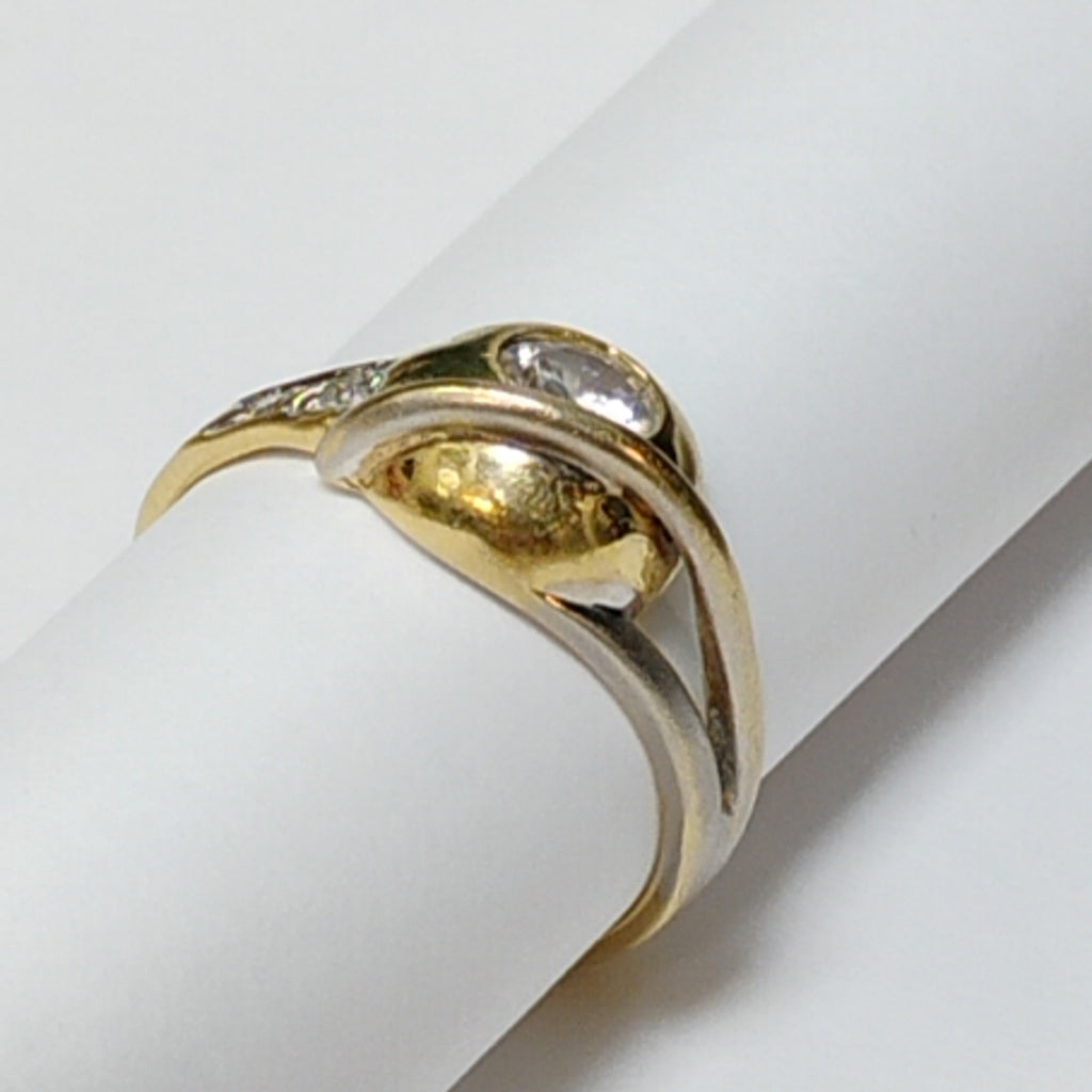 K1 3,40 GRMS 14 K ESPECIFICACIONES COMPLEMENTARIAS ANILLITO CON CIRCONIA APTO PA (SEMINUEVO)