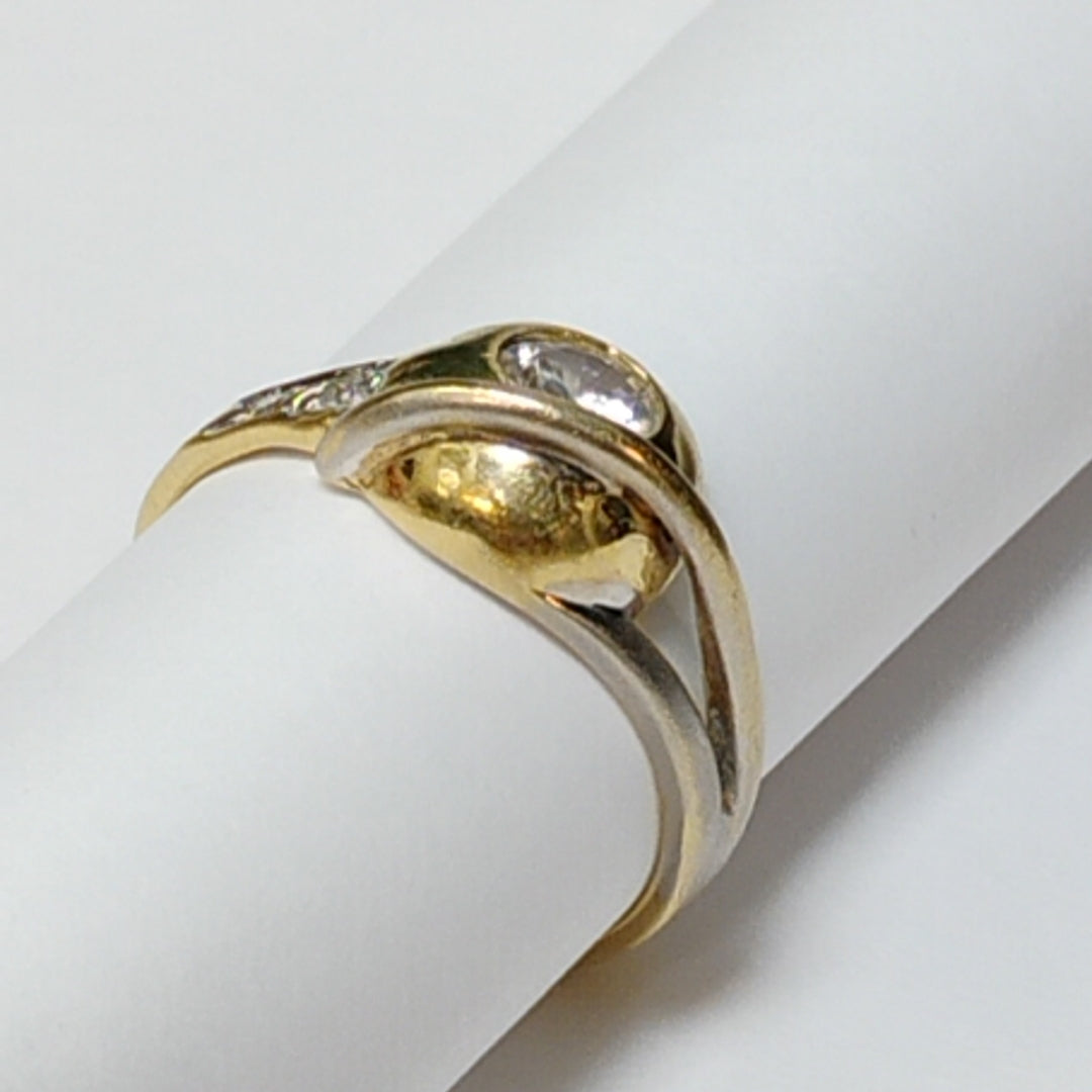 K1 3,40 GRMS 14 K ESPECIFICACIONES COMPLEMENTARIAS ANILLITO CON CIRCONIA APTO PA (SEMINUEVO)