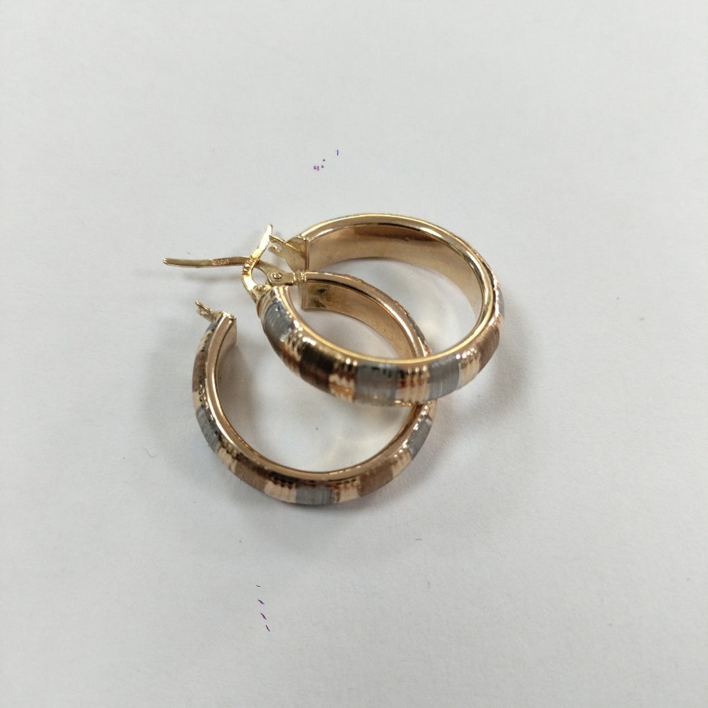 ARRACADAS PAR. ORO COMBINADO. 10 K 4 GRMS (SEMINUEVO)