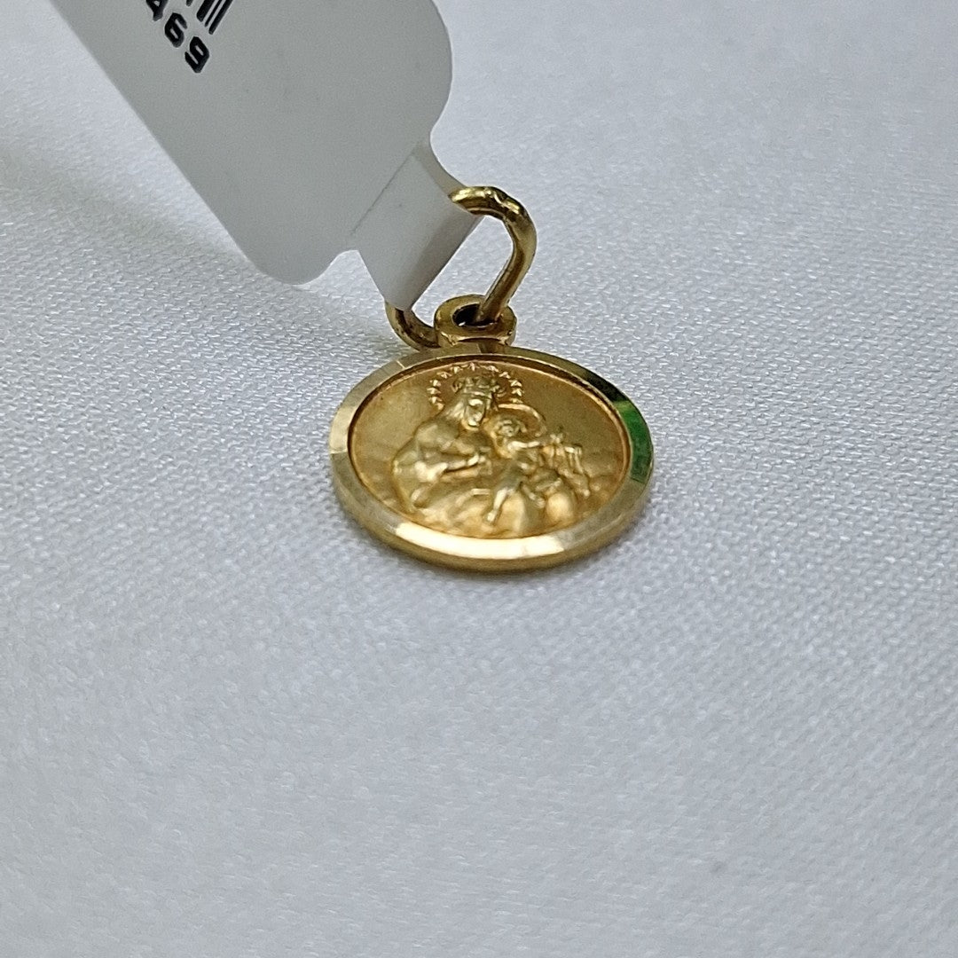 10283REL00000B942 FRD19 MEDALLA DE SAN BENITO MINI ORO 14K 1.6GRS (NUEVO)