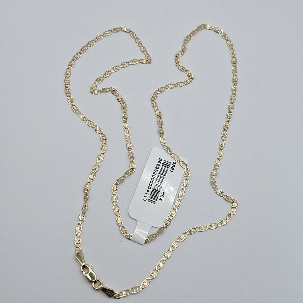 CADENA TEJIDO MARINERO 3.31GR 55 CM (NUEVO)