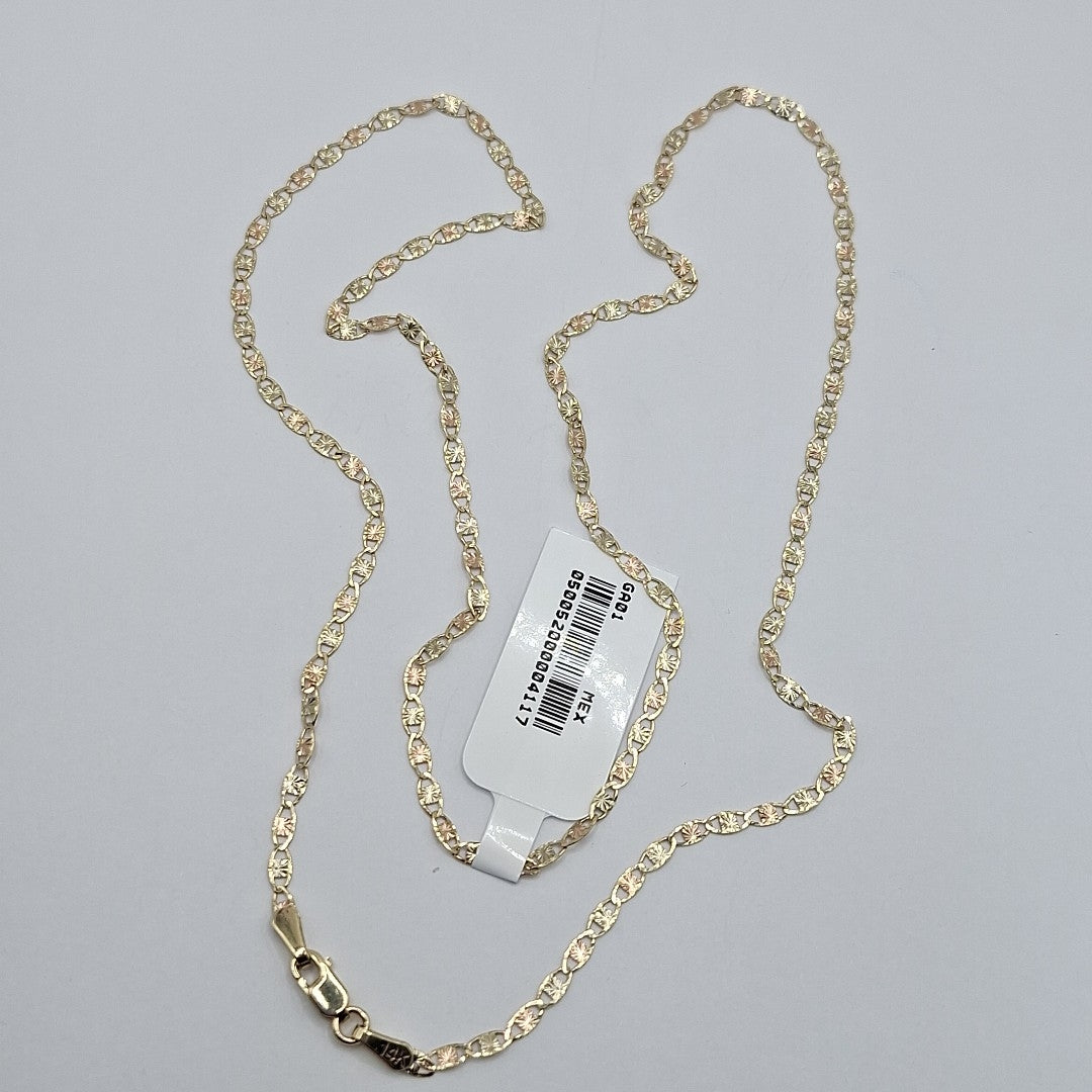 CADENA TEJIDO MARINERO 3.31GR 55 CM (NUEVO)