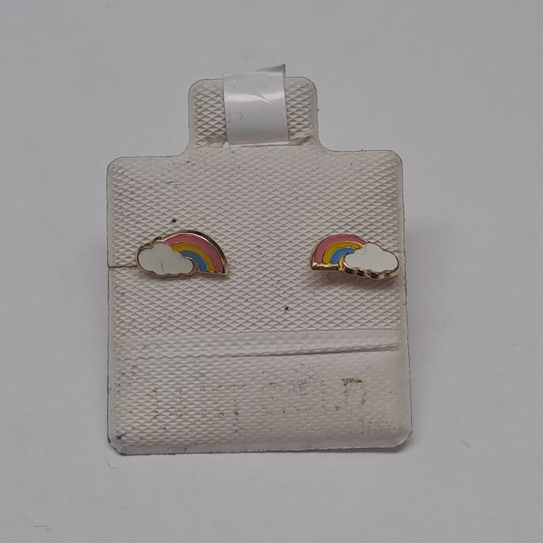 BROQUELES ORO 14K 1 (NUEVO)