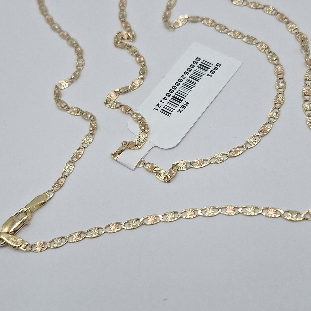 CADENA TEJIDO MARINERO 3.31GR 55 CM (NUEVO)