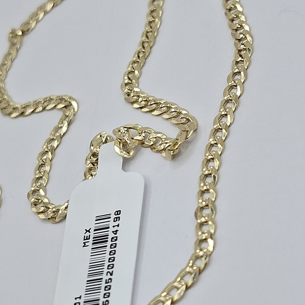 CADENA BARBADA DIAMANTADA 12.51GR 60 CM CM (NUEVO)