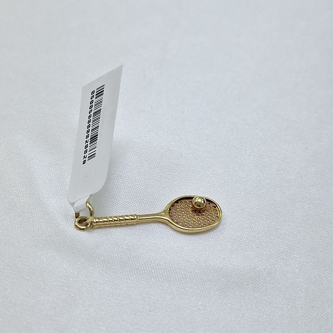 10157DIJ00000B1827 FRD23 DIJE DE RAQUETA DE TENIS ORO 14K 1.2GRS (NUEVO)