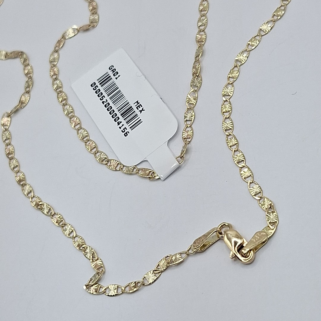 CADENA TEJIDO MARINERO 3.71GR 55 CM (NUEVO)