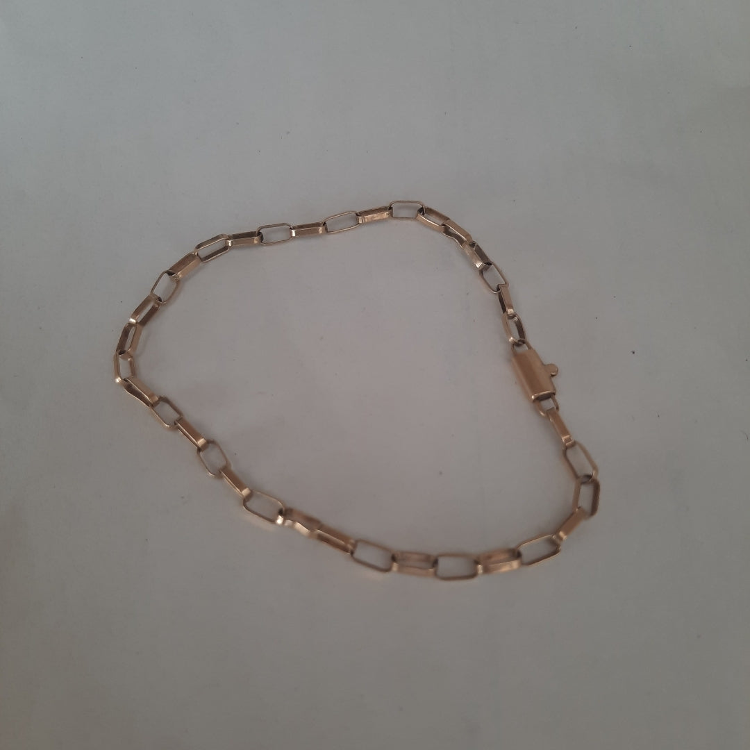 K1 4,10 GRMS 14 K ESPECIFICACIONES COMPLEMENTARIAS PULSERA TEJIDO ESLABONES EN B (SEMINUEVO)