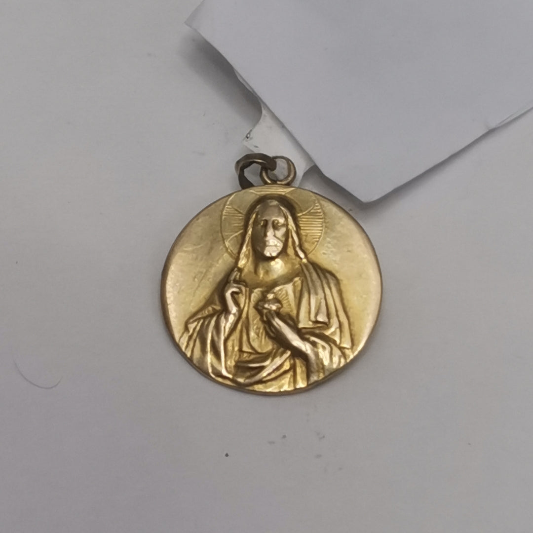 MEDALLA RELIGIOSA ORO 14 K 1,40 GRMS (SEMINUEVO)