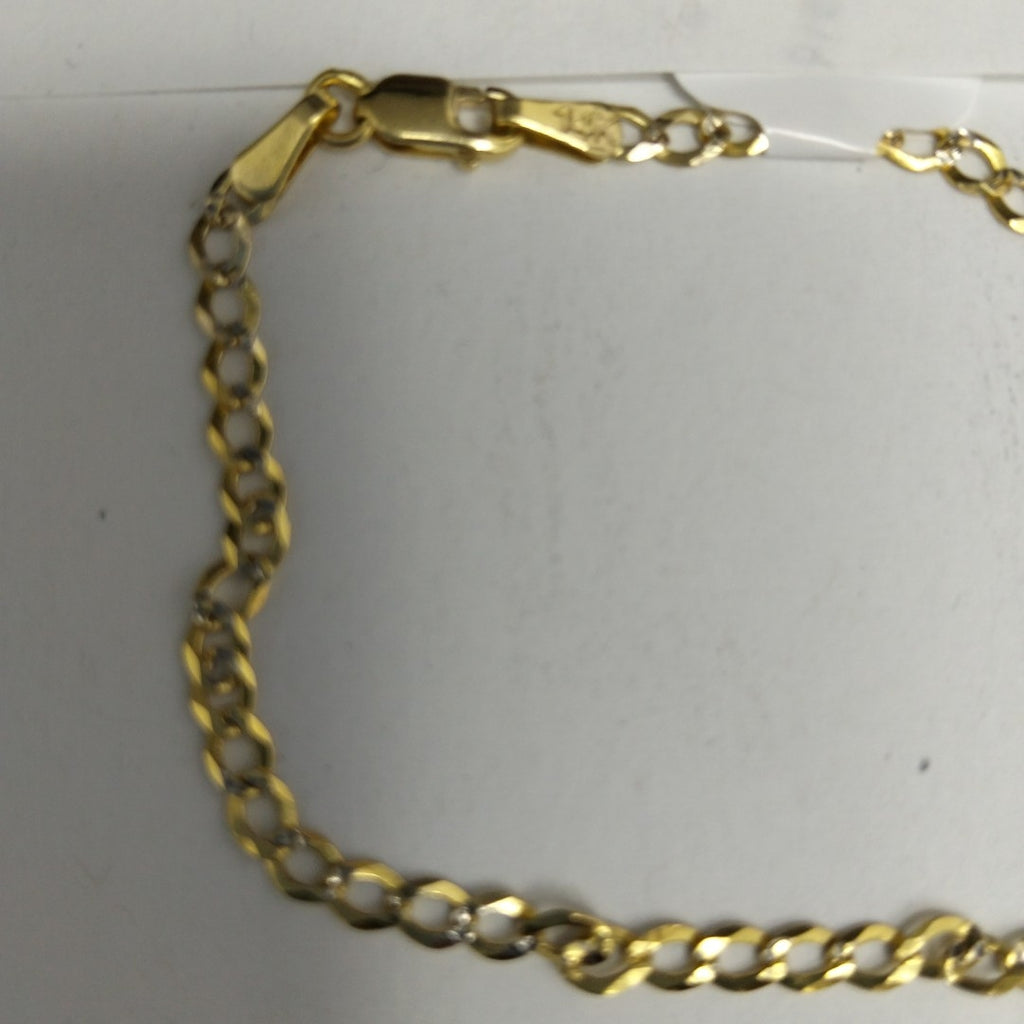 PULSERA BARBADA RODIO 1.9G 18 CM (NUEVO)