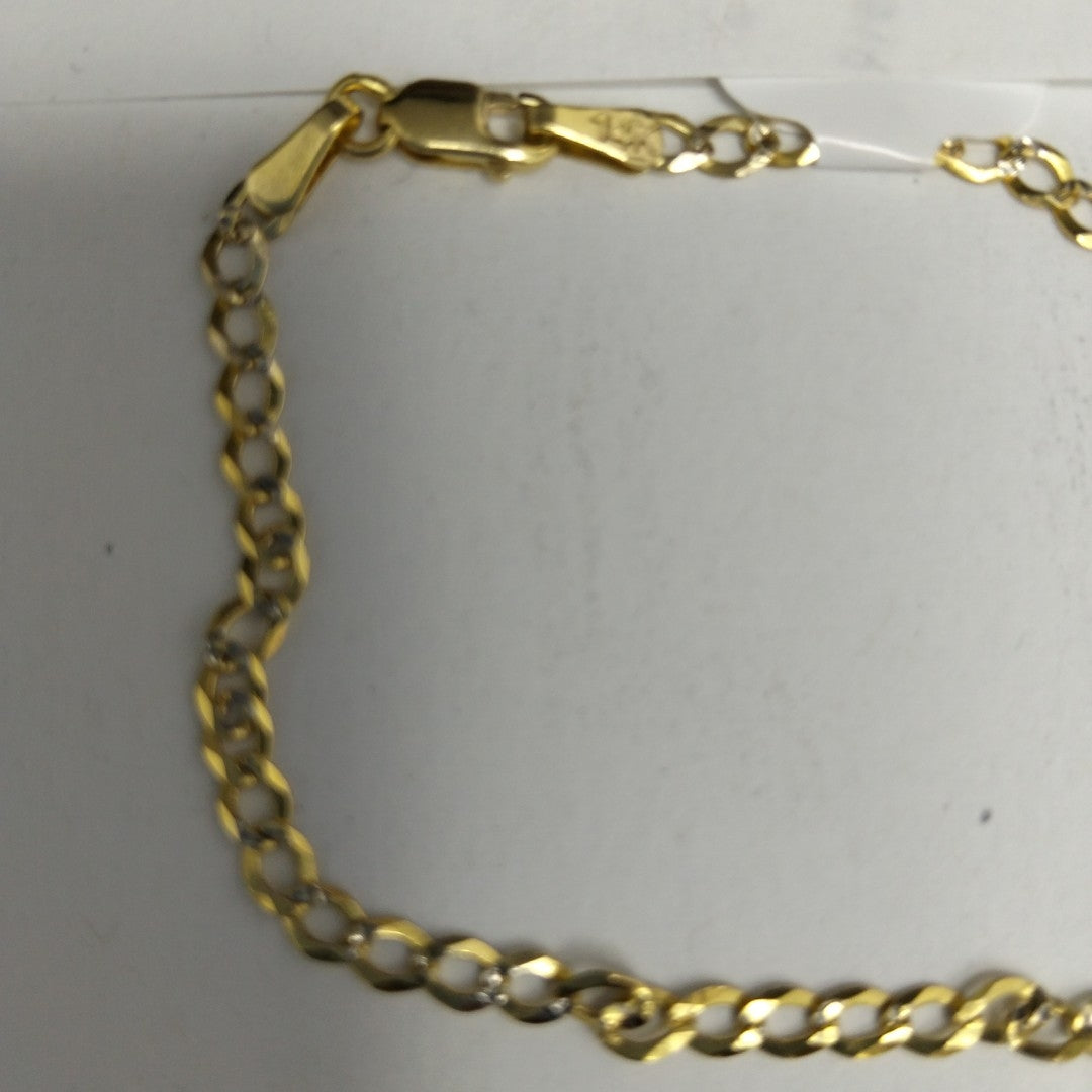 PULSERA BARBADA RODIO 1.9G 18 CM (NUEVO)