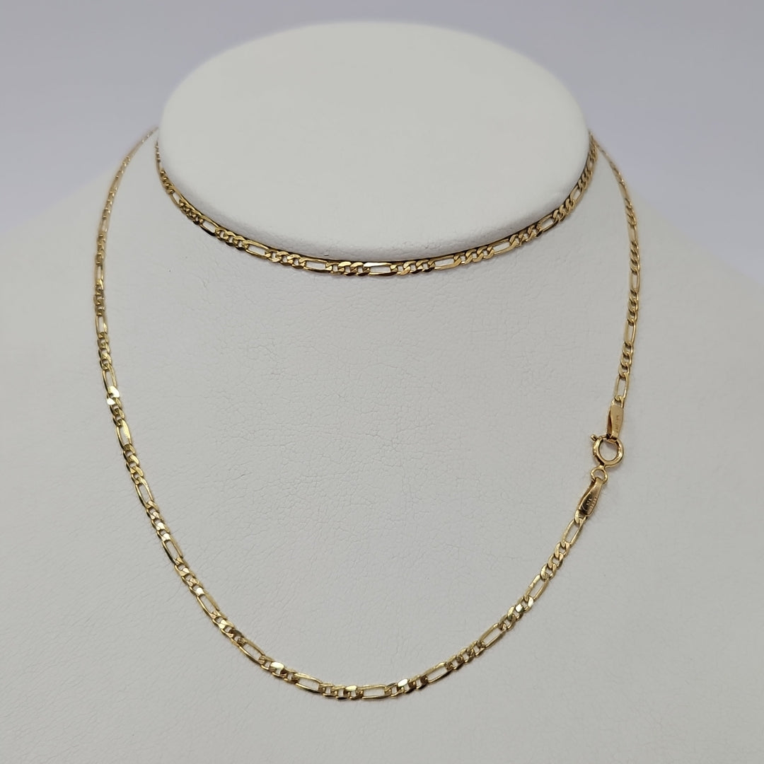 CADENAS CARTIER 3 1 AMARILLA ORO 10K 2.9 (NUEVO)