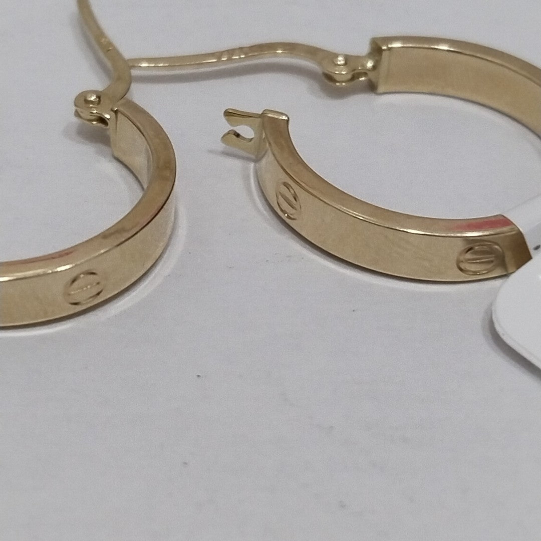 ARRACADAS ORO 14K 1.5 (NUEVO)