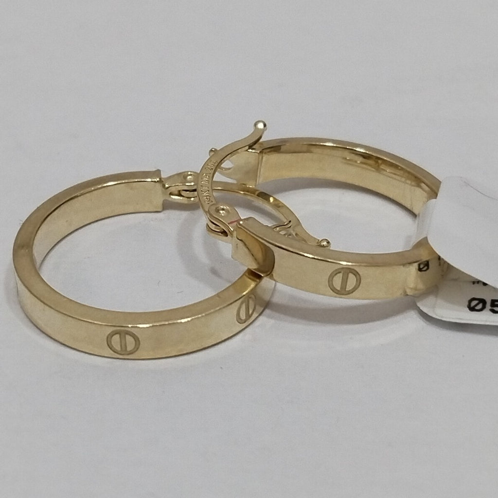 ARRACADAS ORO 14K 1.7 (NUEVO)