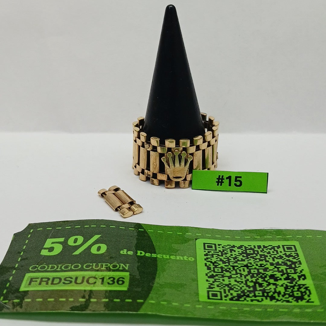 ARGOLLA. ORO. 14 K 7 GRMS (SEMINUEVO)