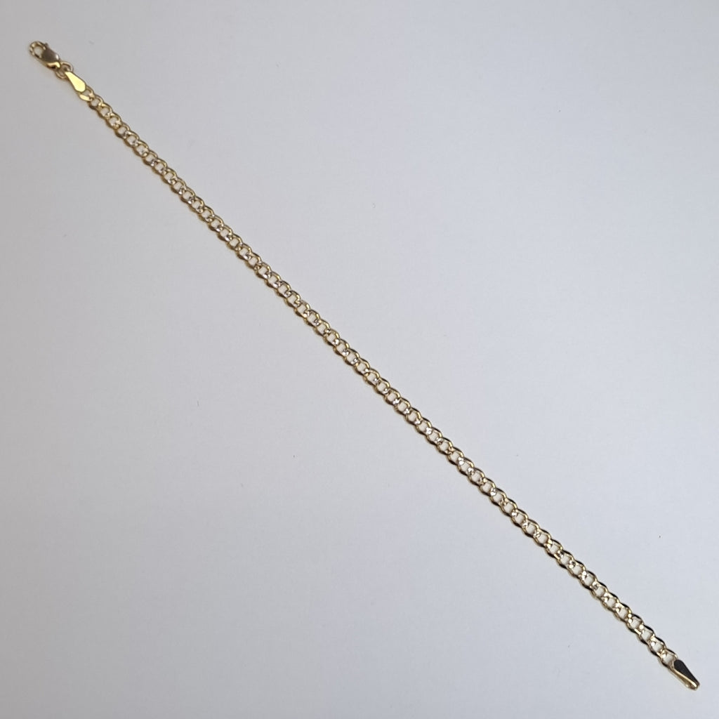 PULSERA BARBADA RODIO 3.1G 18 CM (NUEVO)