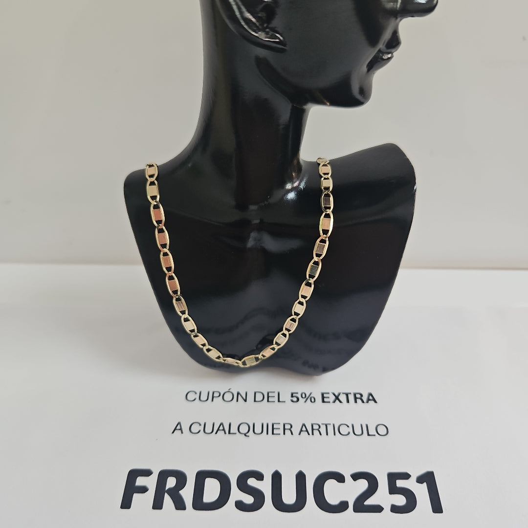 CADENA ESPECIAL MARINERA ESPEJO 6.8G 50 CM (NUEVO)