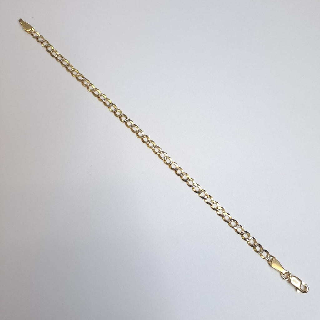 PULSERA BARBADA RODIO 3.1G 18 CM (NUEVO)