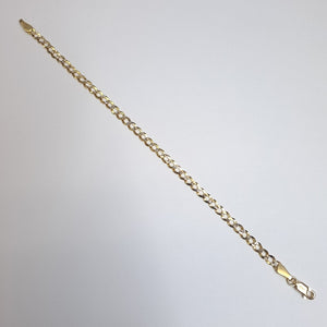 PULSERA BARBADA RODIO 3.1G 18 CM (NUEVO)